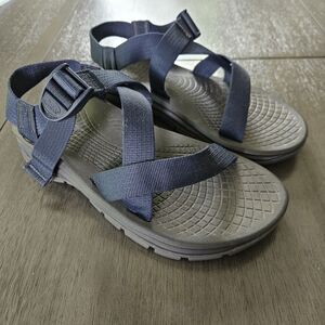 Chaco Zvolve Sandals Men Size 9 Blue Hiking Trail Camping River Outdoors
